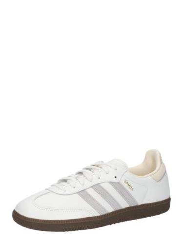 ADIDAS ORIGINALS Matalavartiset tennarit 'SAMBA'  ecru / beigenharmaa ...