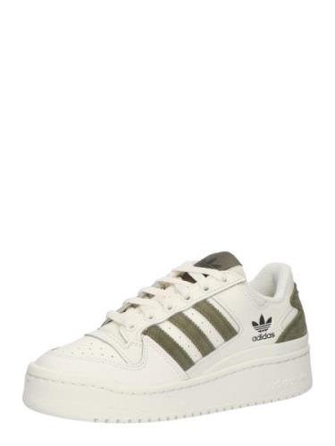 ADIDAS ORIGINALS Matalavartiset tennarit 'FORUM'  oliivi / valkoinen