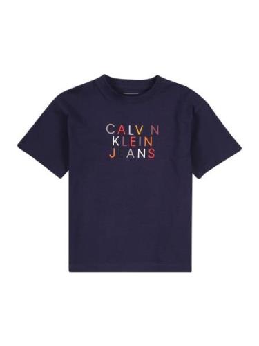 Calvin Klein Jeans Paita  tummansininen / oranssi / punainen / valkoin...