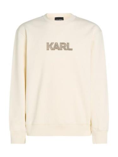 Karl Lagerfeld Collegepaita 'Art Deco'  beige