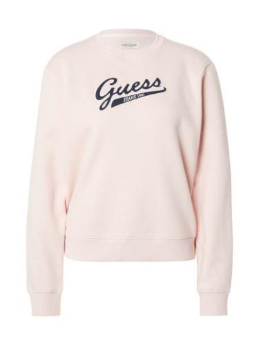 GUESS JEANS Collegepaita  laivastonsininen / roosa / valkoinen