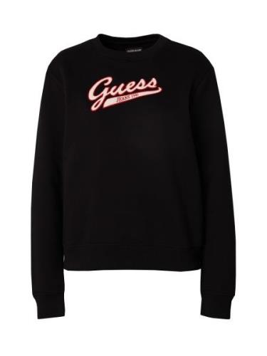 GUESS JEANS Collegepaita  punainen / musta / offwhite