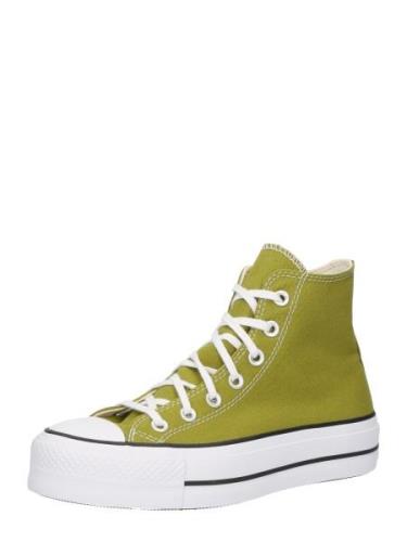 CONVERSE Korkeavartiset tennarit 'CHUCK TAYLOR ALL STAR LIFT'  kiivi /...