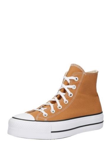 CONVERSE Korkeavartiset tennarit 'CHUCK TAYLOR ALL STAR'  sinappi / va...