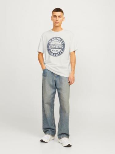 JACK & JONES Paita 'JJJeans'  marine / valkoinen