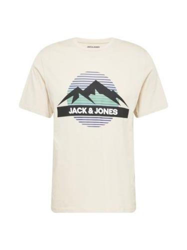 JACK & JONES Paita 'JJPEAK'  beige / vaaleanvihreä / lila / musta