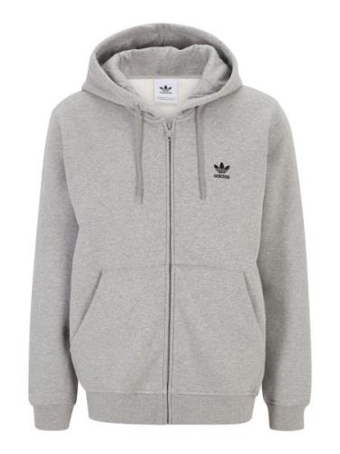 ADIDAS ORIGINALS Collegetakki 'Essentials'  meleerattu harmaa / musta