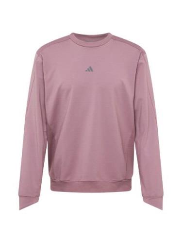 ADIDAS PERFORMANCE Urheilullinen collegepaita  tummanharmaa / malva / ...