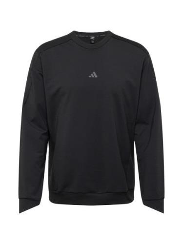 ADIDAS PERFORMANCE Urheilullinen collegepaita  tummanharmaa / musta