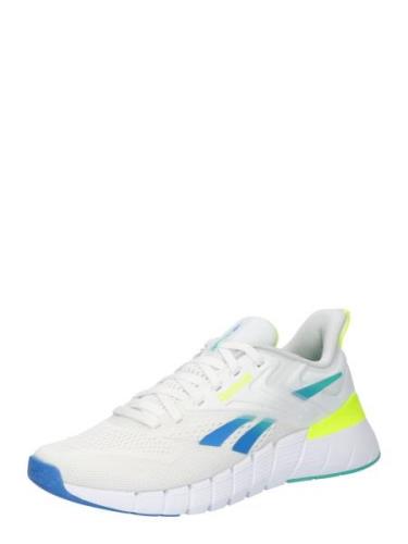 Reebok Urheilukengät 'NANO GYM'  neonsininen / neonkeltainen / offwhit...