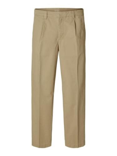 SELECTED HOMME Laskoshousut  tummabeige