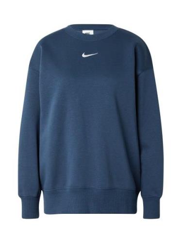 Nike Sportswear Collegepaita 'PHOENIX FLEECE'  laivastonsininen / valk...