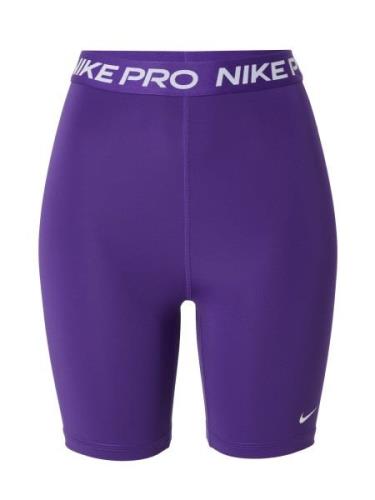 NIKE Urheiluhousut 'Pro 365'  tummanvioletti / valkoinen