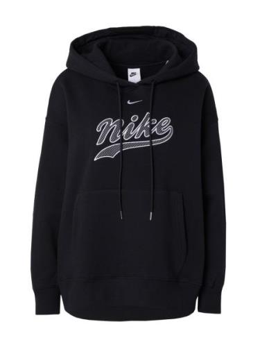 Nike Sportswear Collegepaita 'PHNX FLC'  tummanharmaa / musta / valkoi...