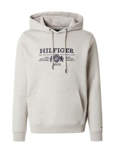 TOMMY HILFIGER Collegepaita  laivastonsininen / meleerattu valkoinen