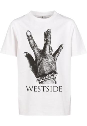 Mister Tee Paita 'Westside Connection 2.0'  tummanharmaa / musta / off...