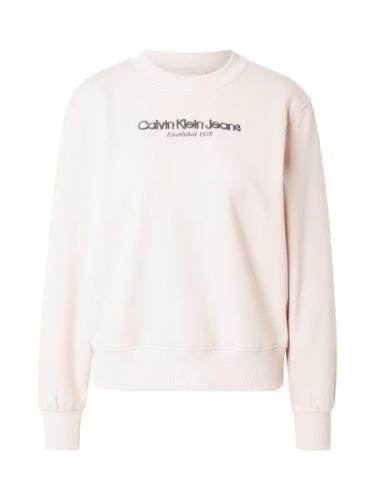 Calvin Klein Jeans Collegepaita  pastellinpinkki / musta