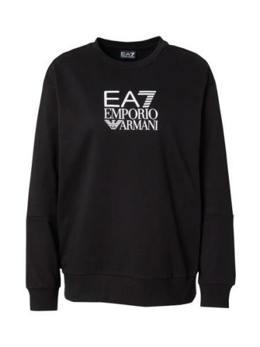 EA7 Emporio Armani Collegepaita  musta / valkoinen