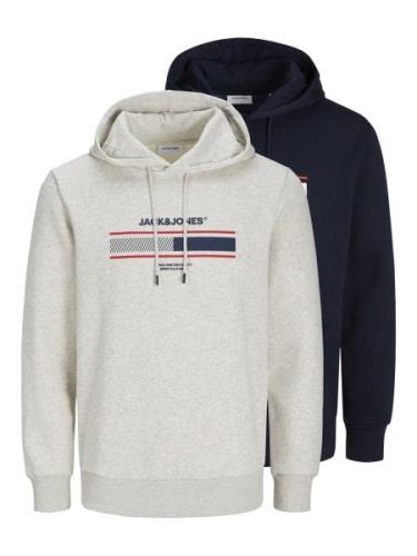 JACK & JONES Collegepaita 'JJSOUTH '  yönsininen / meleerattu harmaa /...