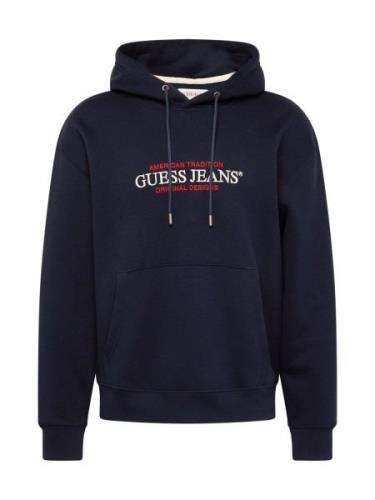 GUESS JEANS Collegepaita  marine / punainen / valkoinen