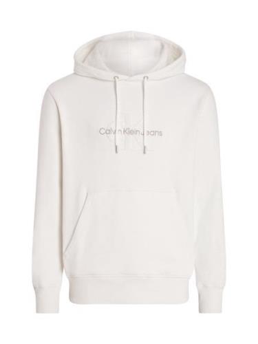 Calvin Klein Jeans Collegepaita 'CHENILLE'  ruskea / valkoinen