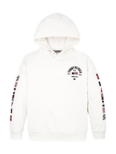 TOMMY HILFIGER Collegepaita  punainen / musta / valkoinen