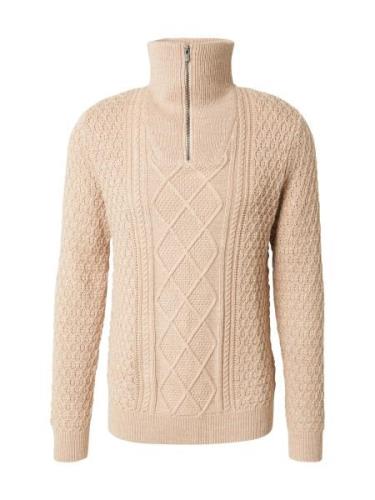 JACK & JONES Neulepaita 'JPRBLUNORTH'  meleerattu beige