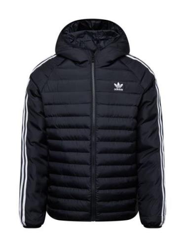 ADIDAS ORIGINALS Välikausitakki  musta / valkoinen