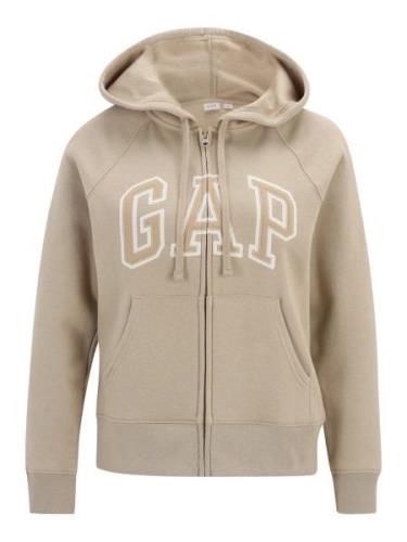 Gap Petite Collegetakki 'HERITAGE'  beige / tummabeige / offwhite