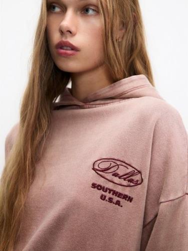 Pull&Bear Collegepaita  vanha roosa / burgundin punainen