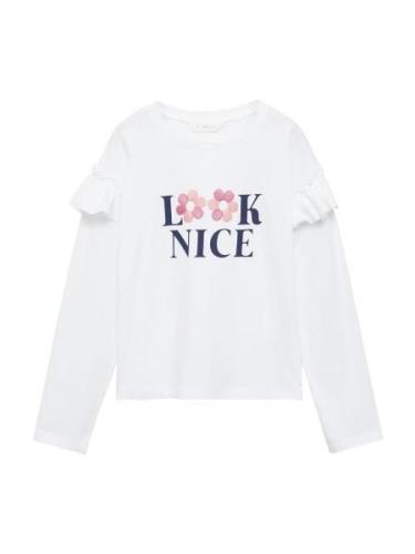 MANGO KIDS Paita 'NICE'  marine / vaaleanpunainen / roosa / offwhite