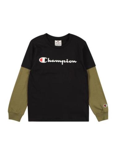 Champion Authentic Athletic Apparel Paita  oliivi / musta / valkoinen