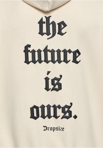 Dropsize Collegepaita 'Future Is Ours'  kerma / musta