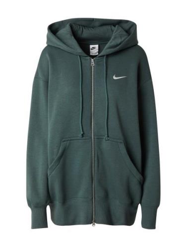 Nike Sportswear Collegetakki 'PHNX FLC'  smaragdi / valkoinen