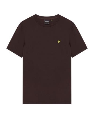 Lyle & Scott Paita 'Plain'  tummanruskea / keltainen