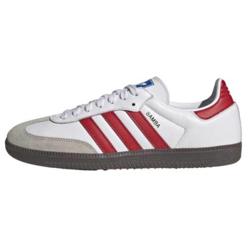 ADIDAS ORIGINALS Matalavartiset tennarit 'Samba'  beige / punainen / v...