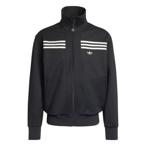 ADIDAS ORIGINALS Välikausitakki  musta / valkoinen