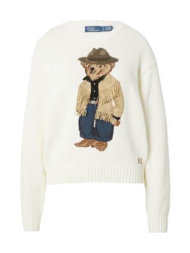 Polo Ralph Lauren Neulepaita  beige / kerma / laivastonsininen / ruske...