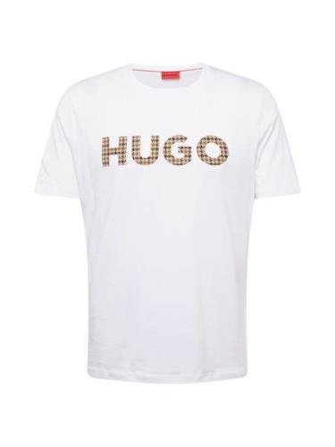 HUGO Paita 'Dulivio_U243'  beige / hiekka / musta / valkoinen