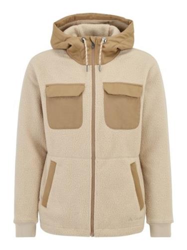 VAUDE Toiminnallinen fleecetakki 'Manukau'  beige / tummabeige