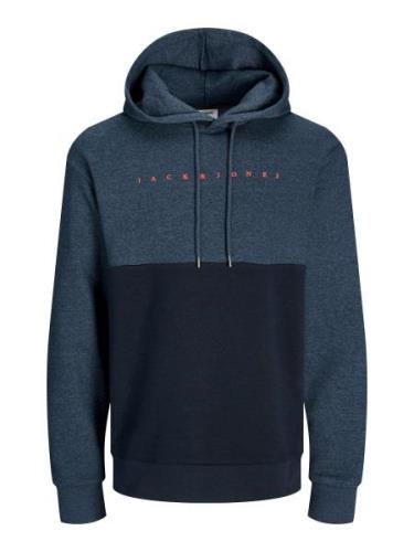 JACK & JONES Collegepaita 'JJSTAR'  laivastonsininen / meleerattu sini...