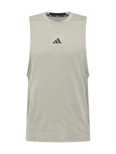 ADIDAS PERFORMANCE Toiminnallinen paita 'D4T Workout'  khaki / musta