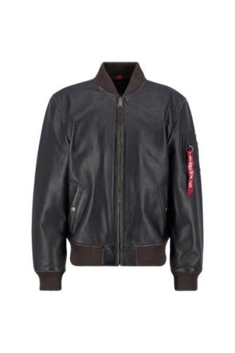 ALPHA INDUSTRIES Välikausitakki 'MA-1'  ruskea