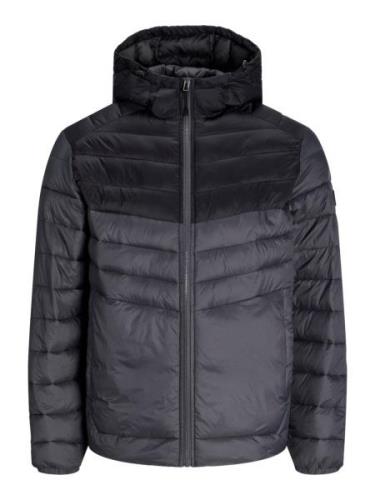 JACK & JONES Välikausitakki 'JJESprint'  basaltinharmaa / musta