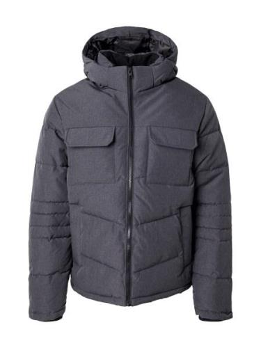 JACK & JONES Talvitakki 'JJBUILD'  tummanharmaa