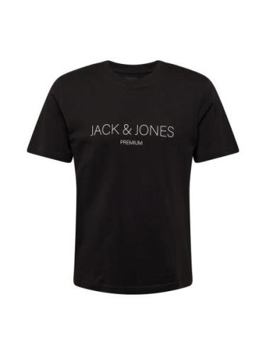 JACK & JONES Paita 'JPRBLAJARED'  musta / valkoinen