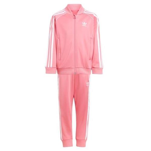 ADIDAS ORIGINALS Juoksupuku 'Adicolor'  vaalea pinkki / valkoinen