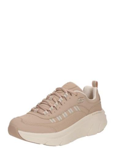 SKECHERS Matalavartiset tennarit 'D'LUX WALKER 2.0'  taupe / pastellin...