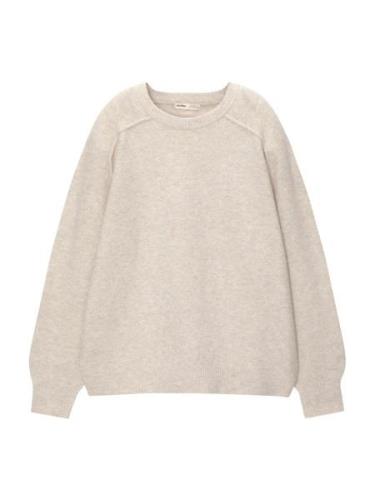 Pull&Bear Neulepaita  meleerattu beige