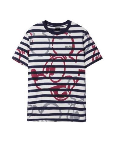 Desigual Paita 'Striped Mickey Mouse'  marine / kivenharmaa / marjat /...